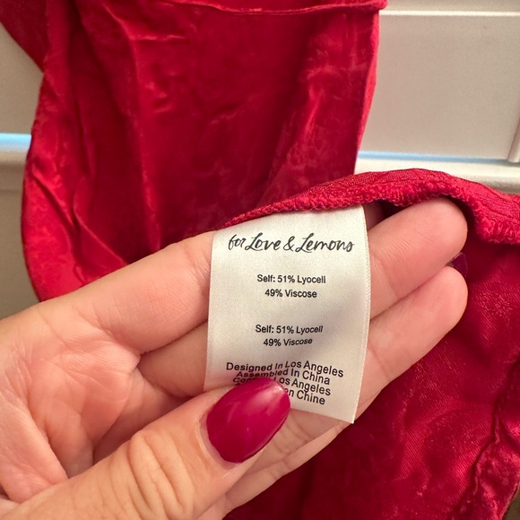 FOR LOVE & LEMONS GABRIELLE MINI DRESS - Picture 5 of 5